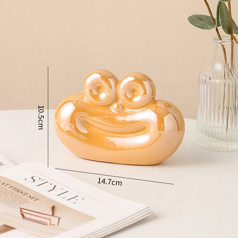 Adornos Decorativos de Cerámica con Forma de Salchicha Únicos, Accesorios Creativos de Decoración para Cocina y Sala de Estar