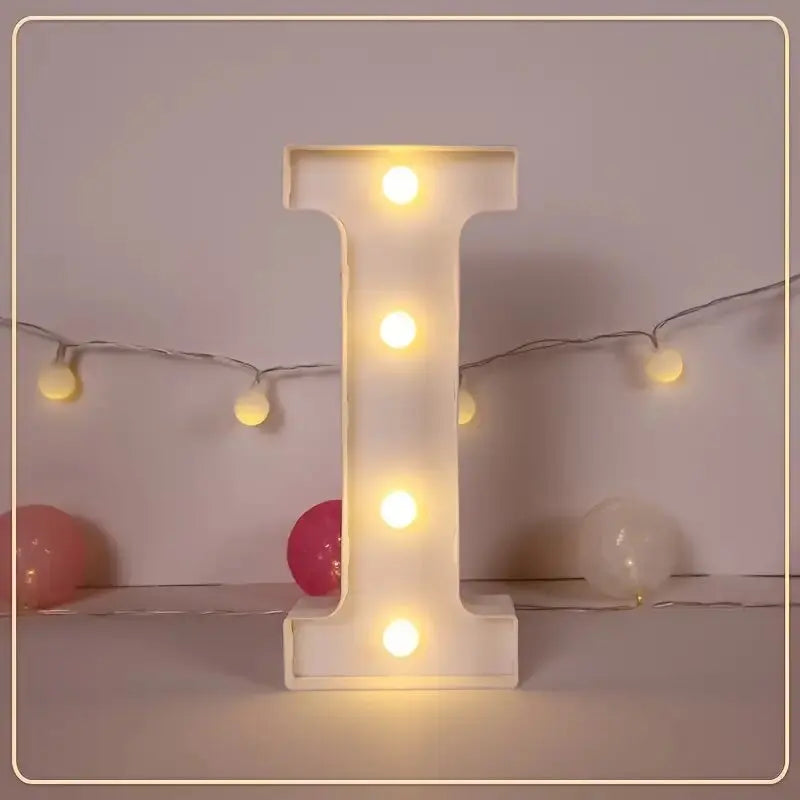 Veilleuses LED Blanches Lettres et Chiffres de 21,8 cm, Lumières Décoratives à Piles, Appliques Murales Pour Mariage, Anniversaire, Fête, Noël