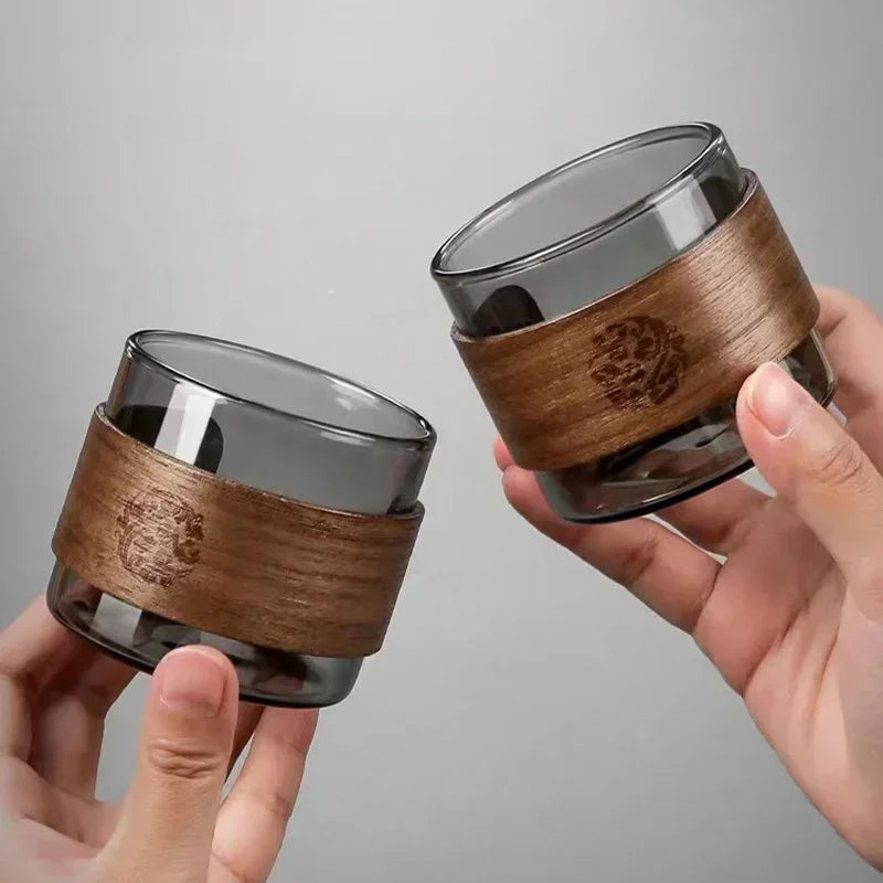 Verre de luxe résistant aux hautes températures, résistant à la chaleur et anti-brûlure pour un usage domestique, convient aux tasses à thé du propriétaire de thé Gongfu