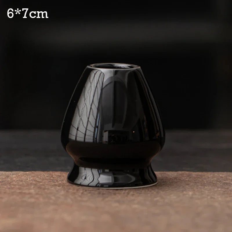 Ceramic Matcha Tea Whisk Holder For Dining Room Teahouse Matcha Ceremony Green Tea Chasen Holder Stand Bowl Teawares