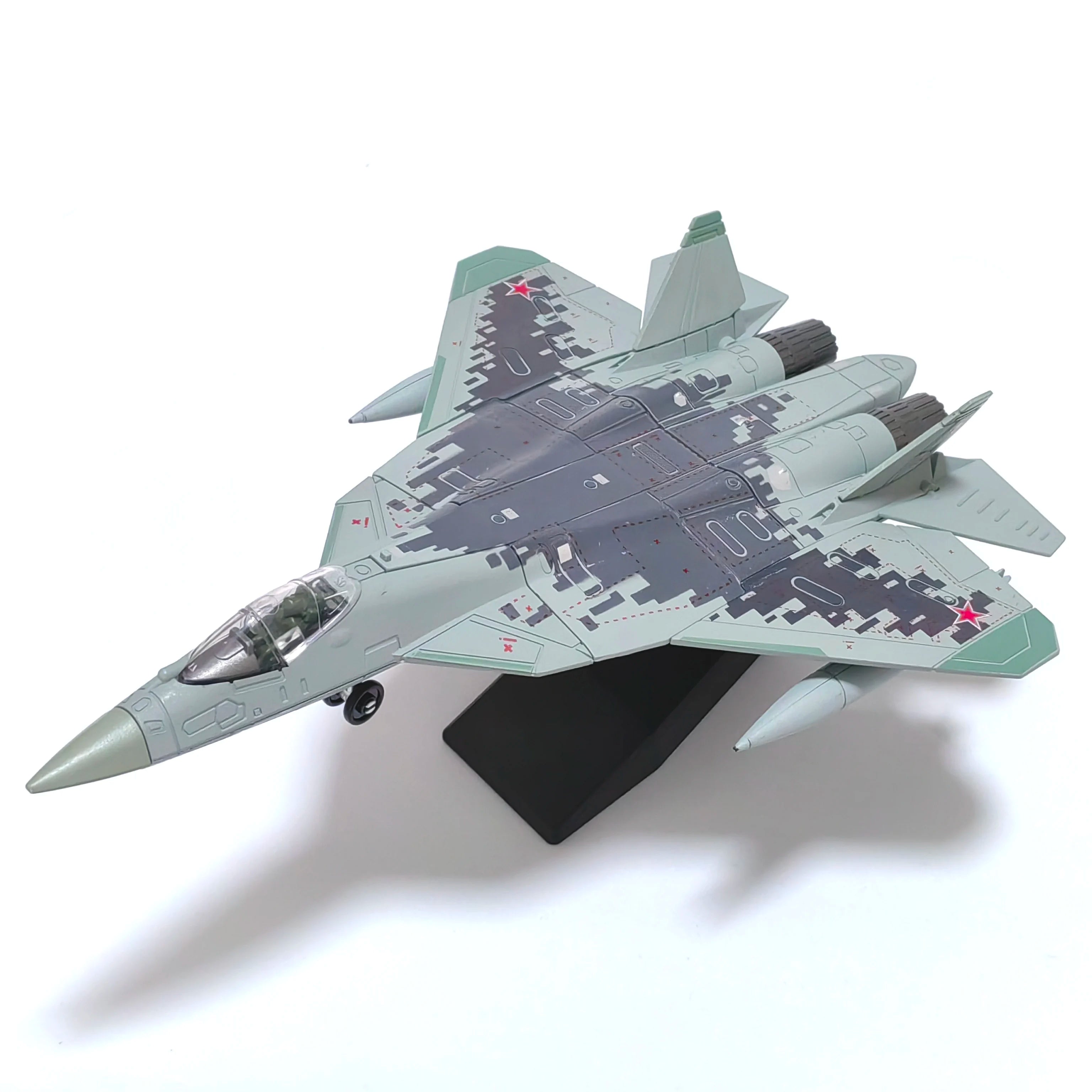 1/72 1/100 SU57 F22 F14 Scale Plastic Assembly Model airplane Home placement, collection and decoration Creative Gift
