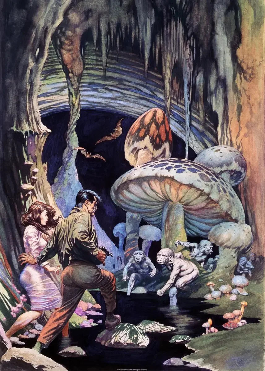 Classic Vintage Wall Art, Frank Frazetta Wall Art, HD Canvas Printed Poster, Home Living Room Bedroom Decor Wall Painting