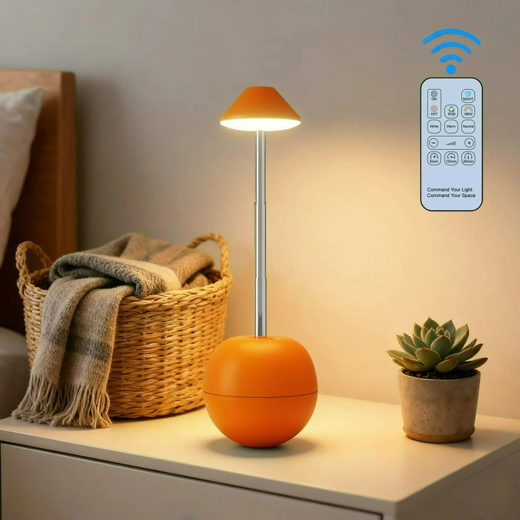 Lampe de bureau tactile LED avec télécommande, hauteur réglable, éclairage RVB, convient pour le salon, la chambre, lampe de chevet.