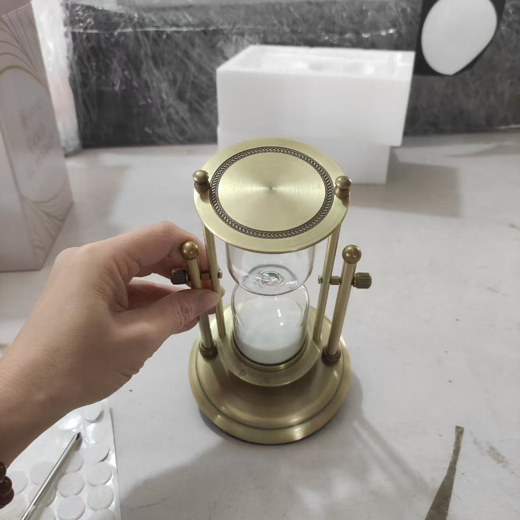 Temporizador Creativo de Reloj de Arena de Madera de 15 Minutos para Decoración de Escritorio y Sala de Estudio