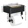 Stainless steel tissue box-black flat surface