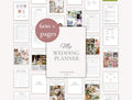 600 Page Canva Wedding Planner Template Bundle, Wedding Checklist, Engagement Party Binder,  Wedding Itinerary, Wedding Day Binder