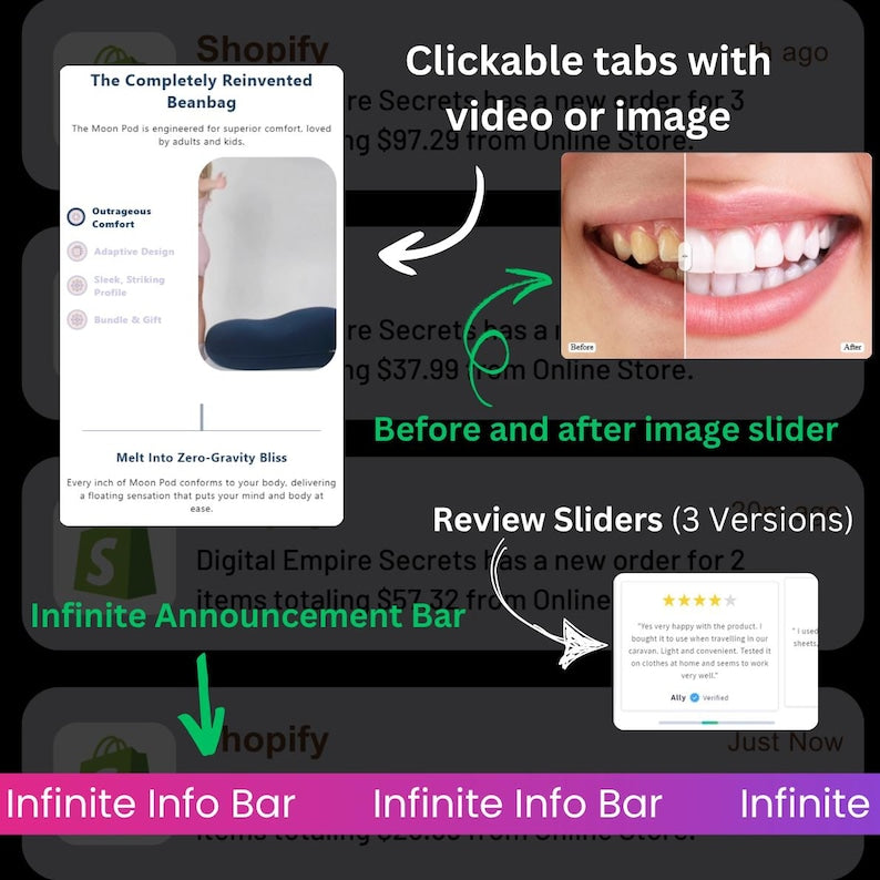 Paquete Shopify Liquid Codebook - Más de 220 códigos web personalizables PLR/MRR - Compatible con todos los temas - funciona para todas las plantillas (Descarga digital)