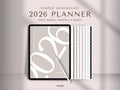 Agenda numérique simple | Agenda 2026 | Agenda minimaliste | Agenda quotidien, Agenda hebdomadaire, Agenda mensuel, Agenda iPad, Agenda GoodNotes
