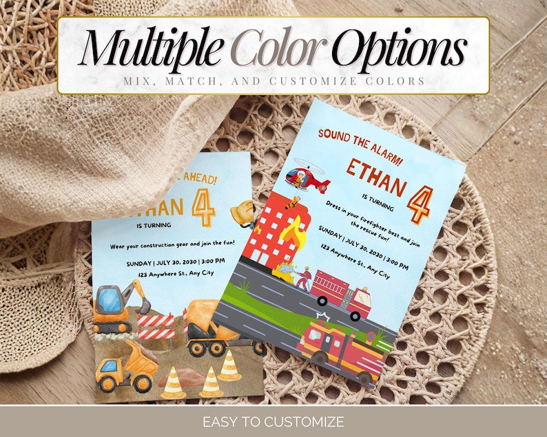 Pack d'invitations d'anniversaire numériques | Produit numérique PLR & MRR | 35 modèles Canva pour l'impression à la demande et le marketing numérique
